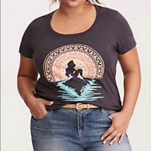 NWT Torrid Disney Ariel Mandala Tee
